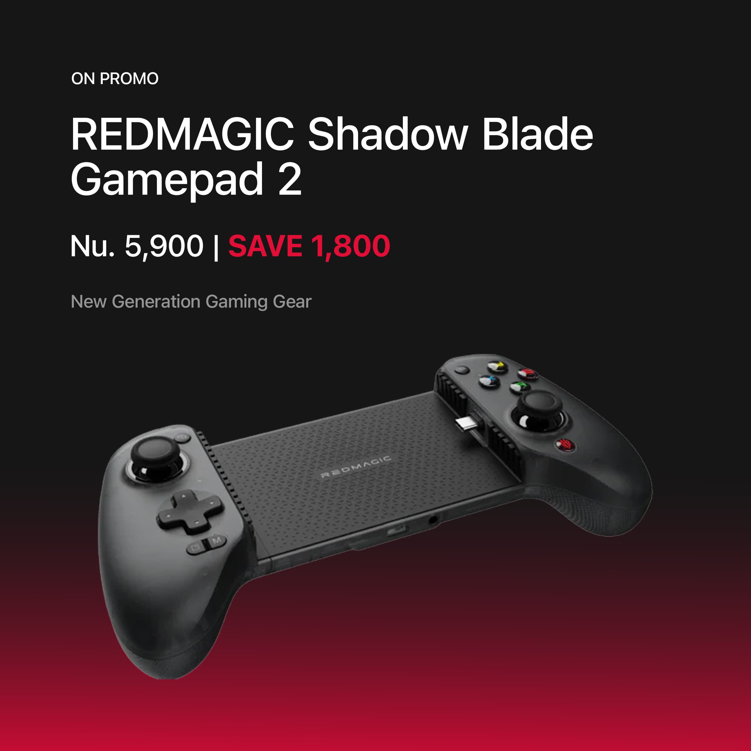 RedMagic Shadow Blade Gamepad 2
