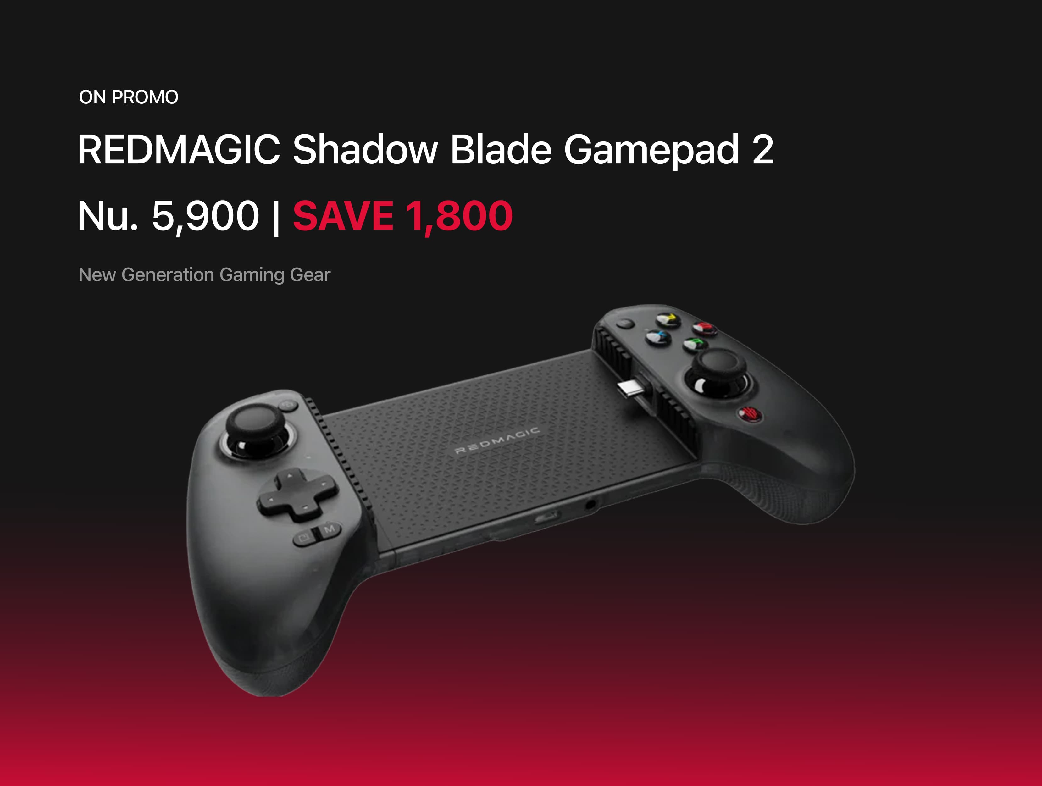 RedMagic Shadow Blade Gamepad 2