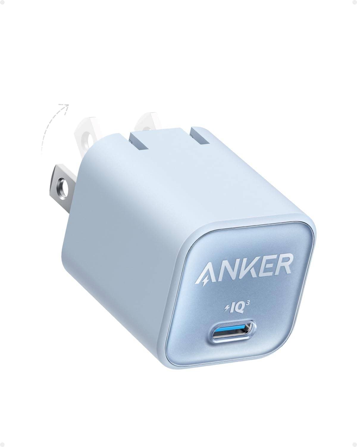 Anker 511 Charger (Nano 3, 30W) blue