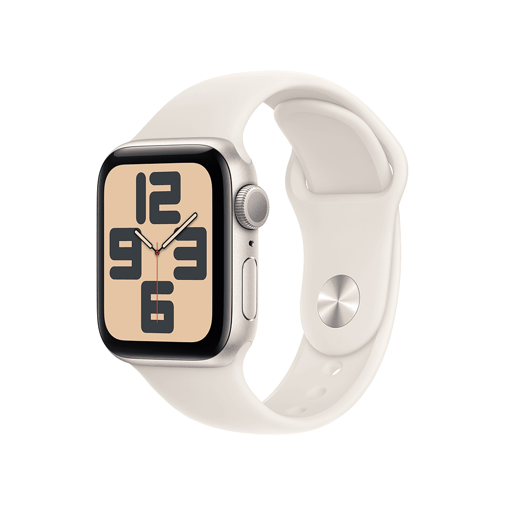 Apple Watch Series SE Starlight Aluminum Starlight Sport Band-40mm