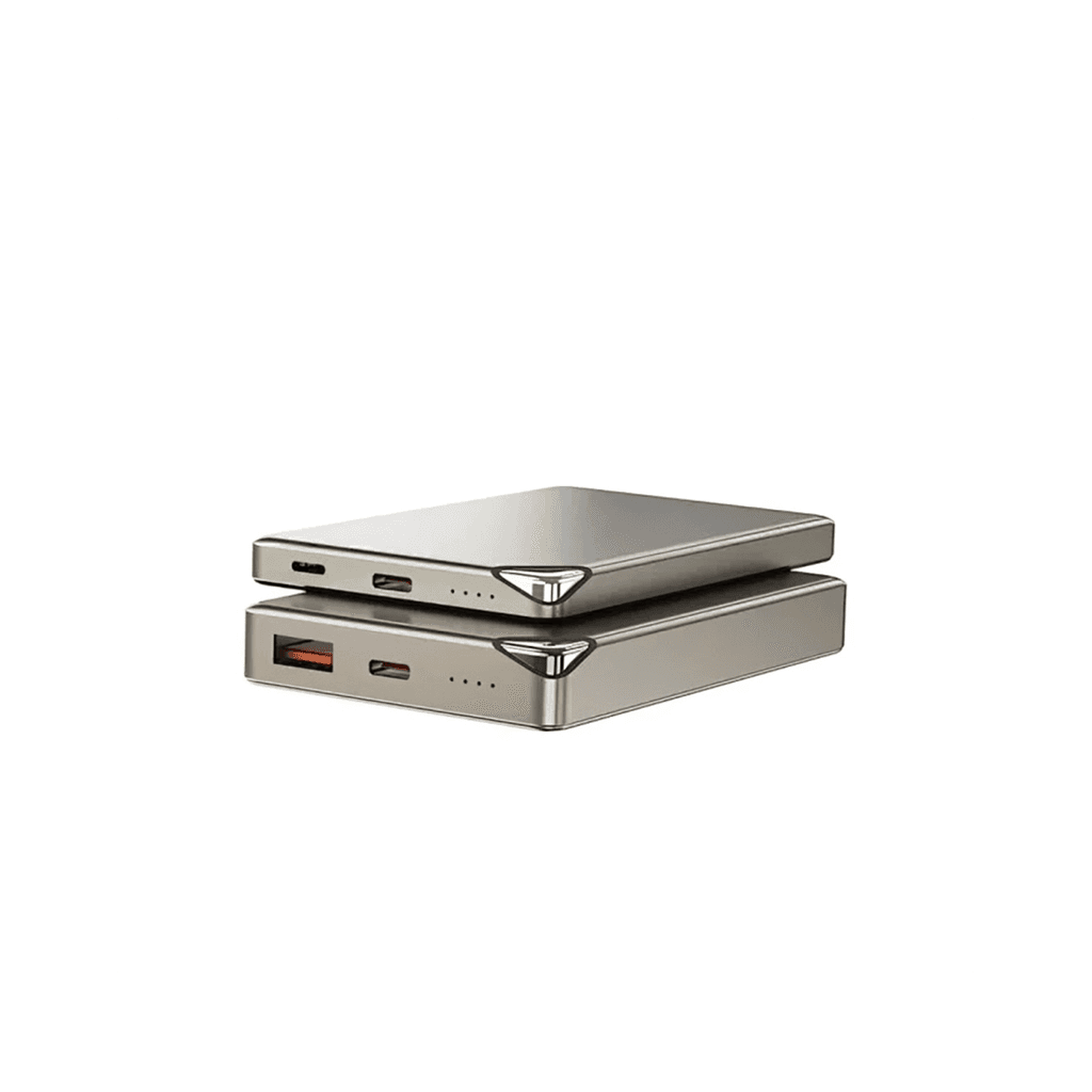 WiWU Ultra Slim Portable Power bank 5000mAh fast charger power station with strong magnetic attraction